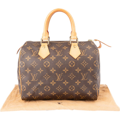 Louis Vuitton Monogram Canvas Speedy 25 Handbag