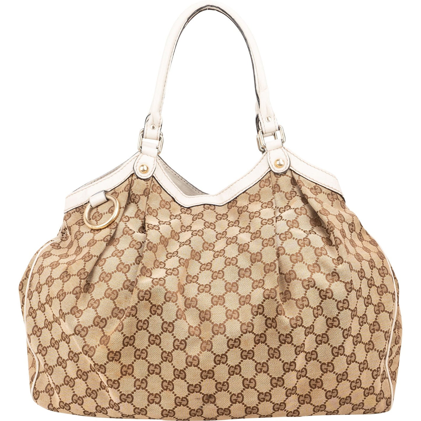 Gucci Monogram GG Canvas Sukey Large Tote Shoulder Bag