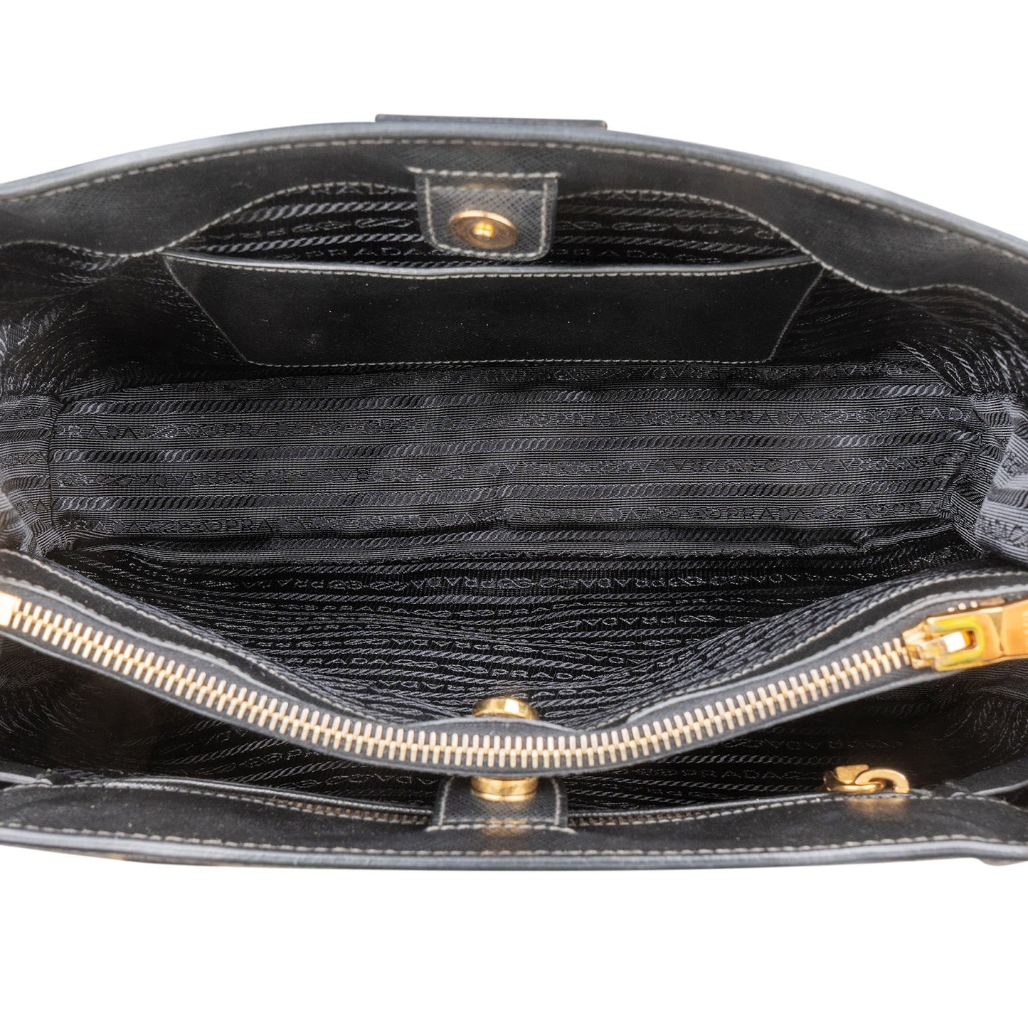 Prada Saffiano Leather Galleria Tote Handbag