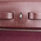 Hermès Classic Cotton Herbag 31 Maroon Zip Crossbody Handbag