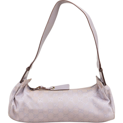 Gucci Monogram GG Canvas Baguette Shoulder Bag