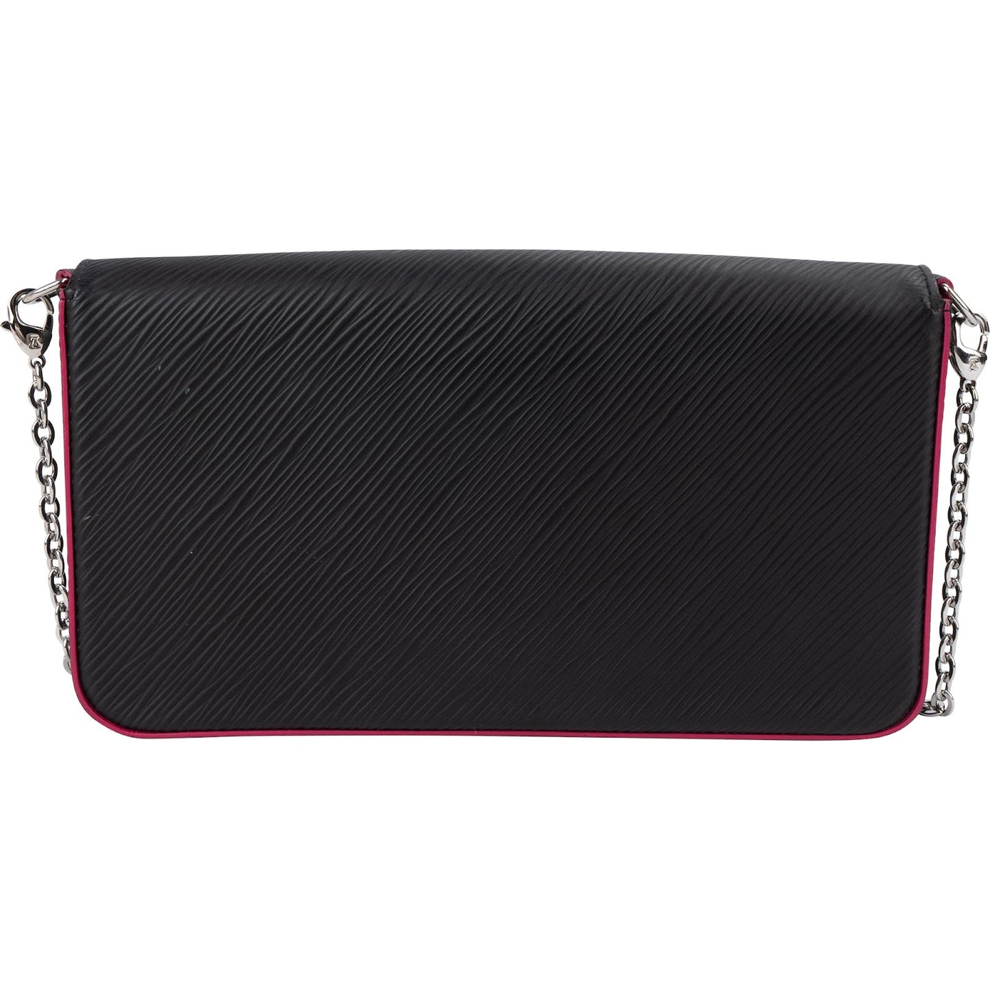 Louis Vuitton Noir Epi Leather Bicolor Pochette Felicie Crossbody Bag