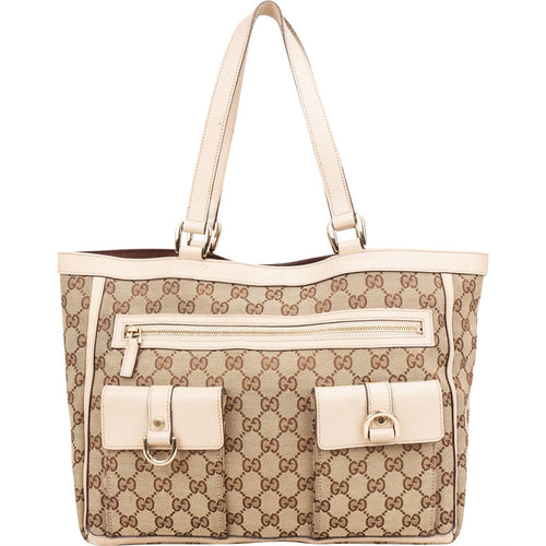 Gucci Monogram GG Canvas Abbey Shoulder Bag