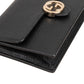 Gucci Grained Leather Interlocking GG Wallet On Chain Crossbody Bag