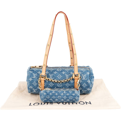 Louis Vuitton Monogram Denim Papillon Set Handbag