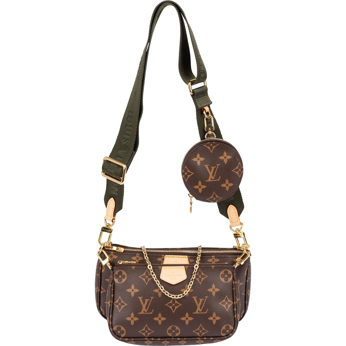 Louis Vuitton Multi Pochette Accessoires aus Monogram Canvas – Vorderansicht