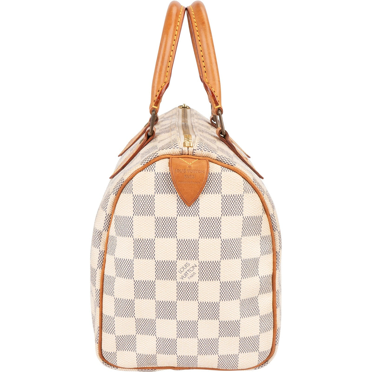 Louis Vuitton Monogram Damier Azur Canvas Speedy 25 Handbag