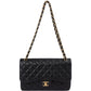 Chanel Quilted Caviar Leather Jumbo Double Flap Crossbody Bag