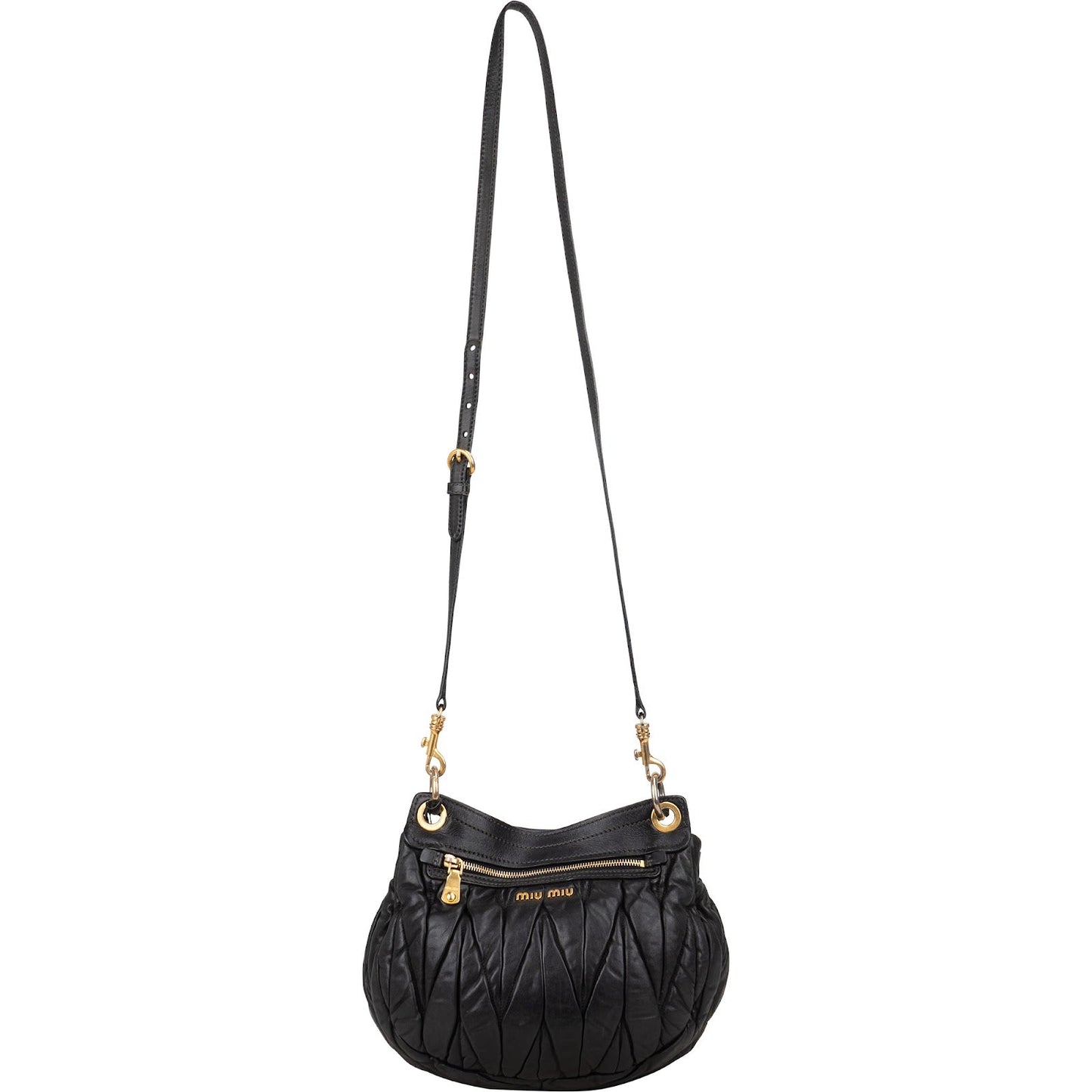 Miu Miu Matelassé Nappa Leather Handbag