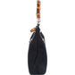 Gucci Monogram GG Studded Bamboo Hobo Handbag