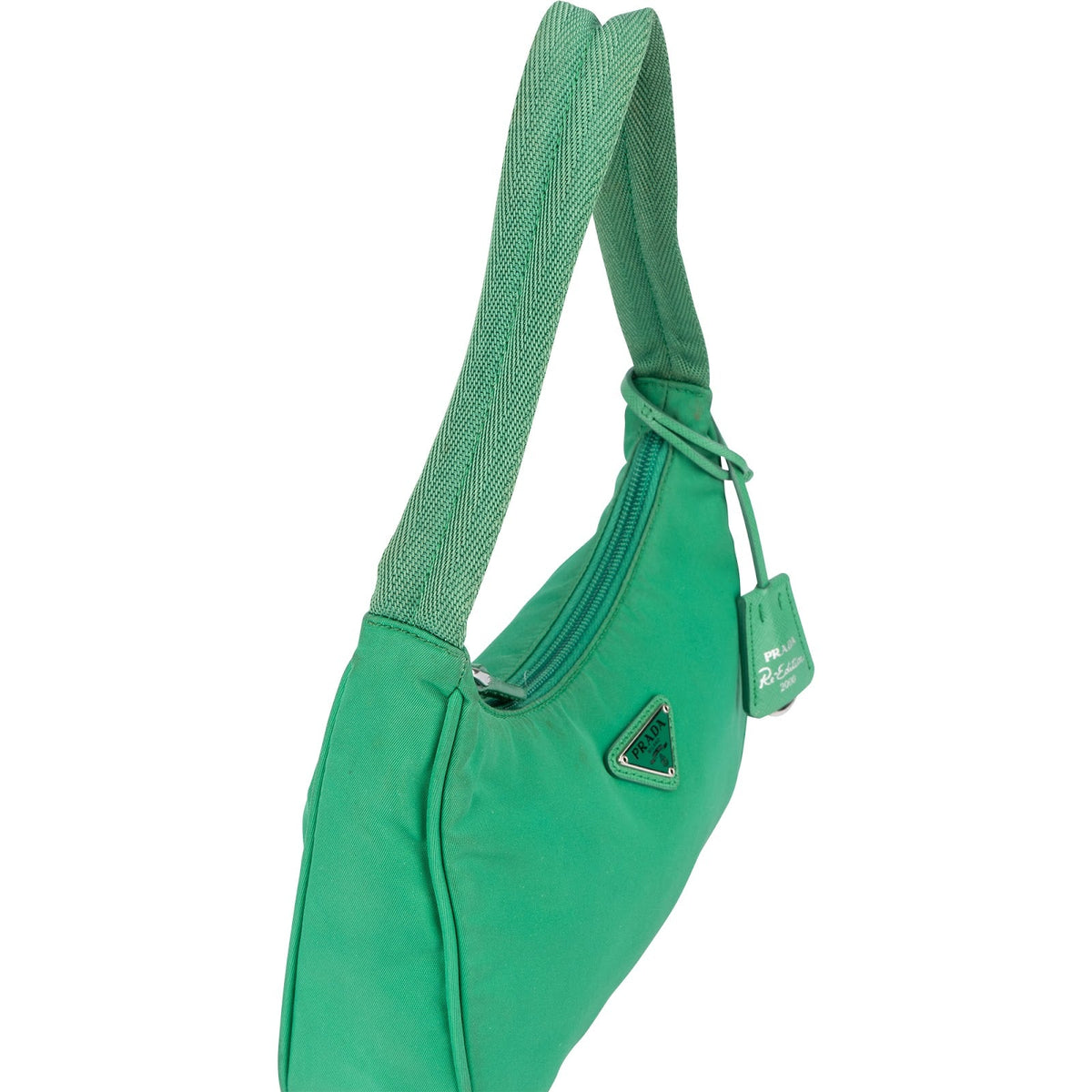 Prada Green Nylon Re-Edition 2000 Handbag
