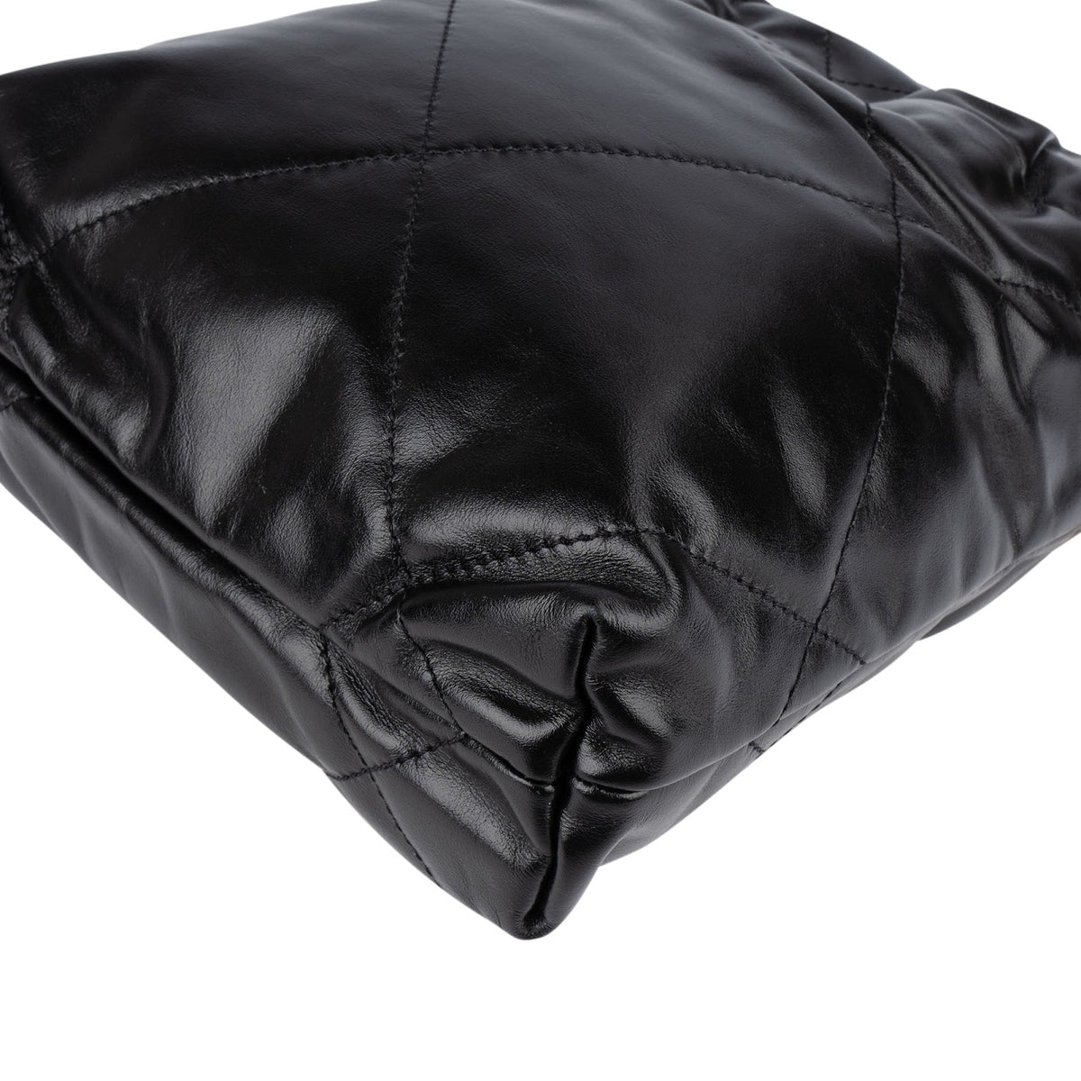 Chanel 22 Stitching Lambskin Small Drawstring Bag Handbag
