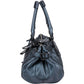 Chloé Blue Metallic Leather Paddington Satchel Handbag