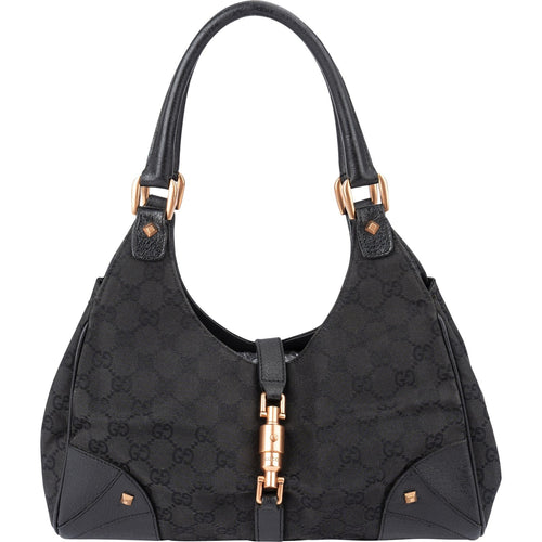 Gucci Monogram GG Canvas New Jackie Studs Shoulder Bag