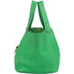 Hermès Green Taurillon Clemence Picotin Lock 22 (MM) Handbag