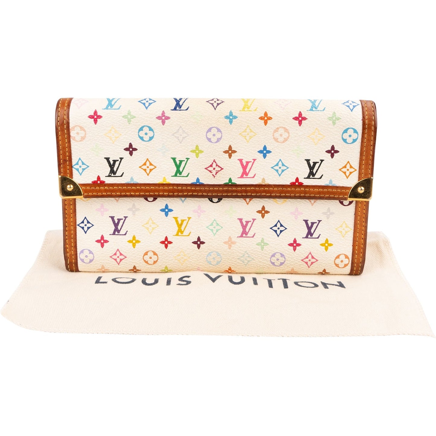 Louis Vuitton Monogram Murakami Multicolor Porte-Tresor International Wallet