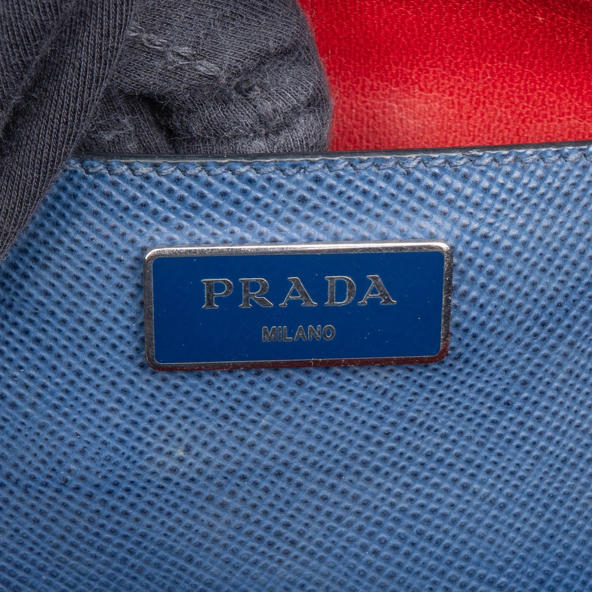 Prada Saffiano Leather Galleria Turnlock Double Handbag