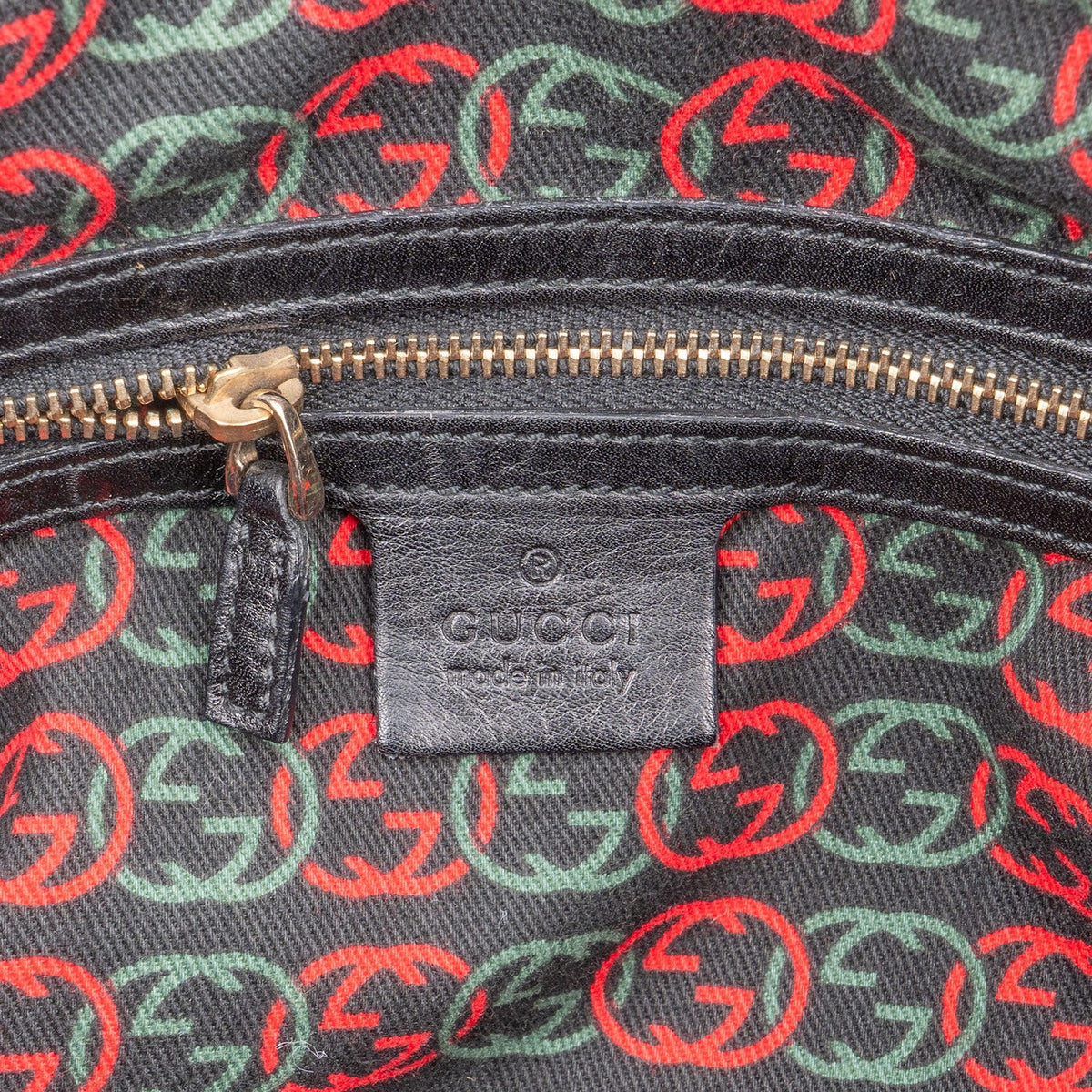 Gucci Leather Britt Boston Bag Handbag