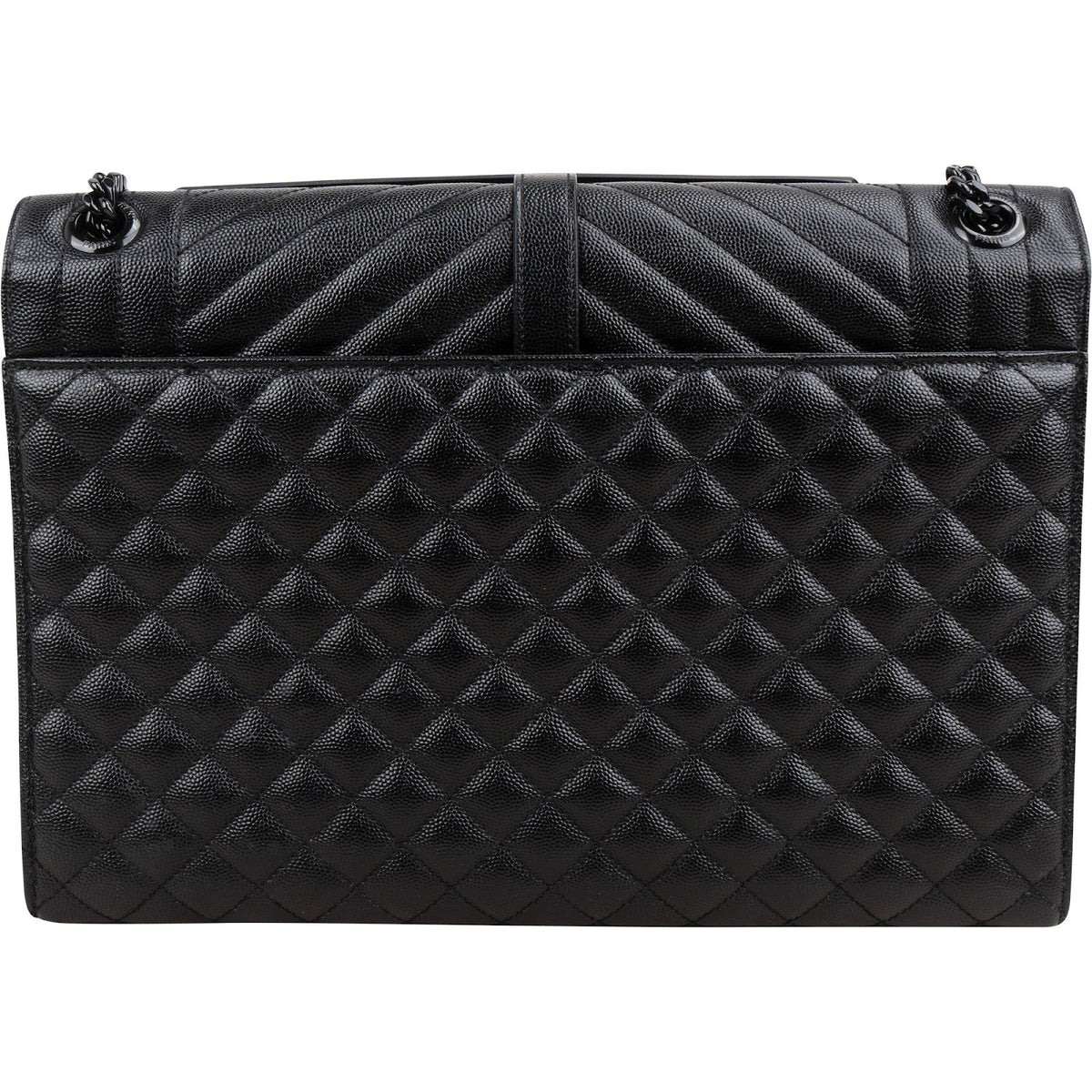 Yves Saint Laurent Grain De Poudre Matelassé Large Envelope Crossbody Bag