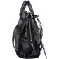 Balenciaga Black Arena Leather City Handbag