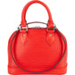 Louis Vuitton Red Epi Leather Alma BB Handbag