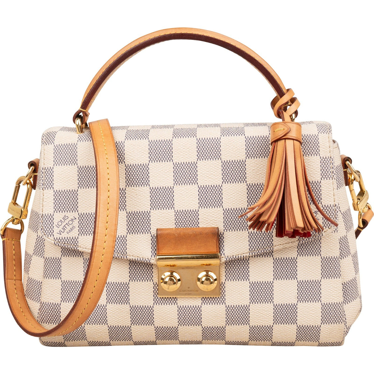 Louis Vuitton Monogram Damier Azur Croisette Handbag