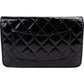 Chanel Quilted Patent Leather 2.55 Wallet On Chain Crossbody Bag