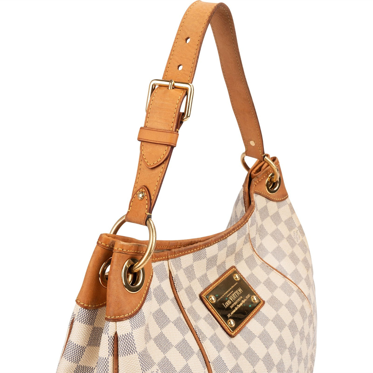 Louis Vuitton Monogram Damier Azur Canvas Galliera PM Shoulder Bag