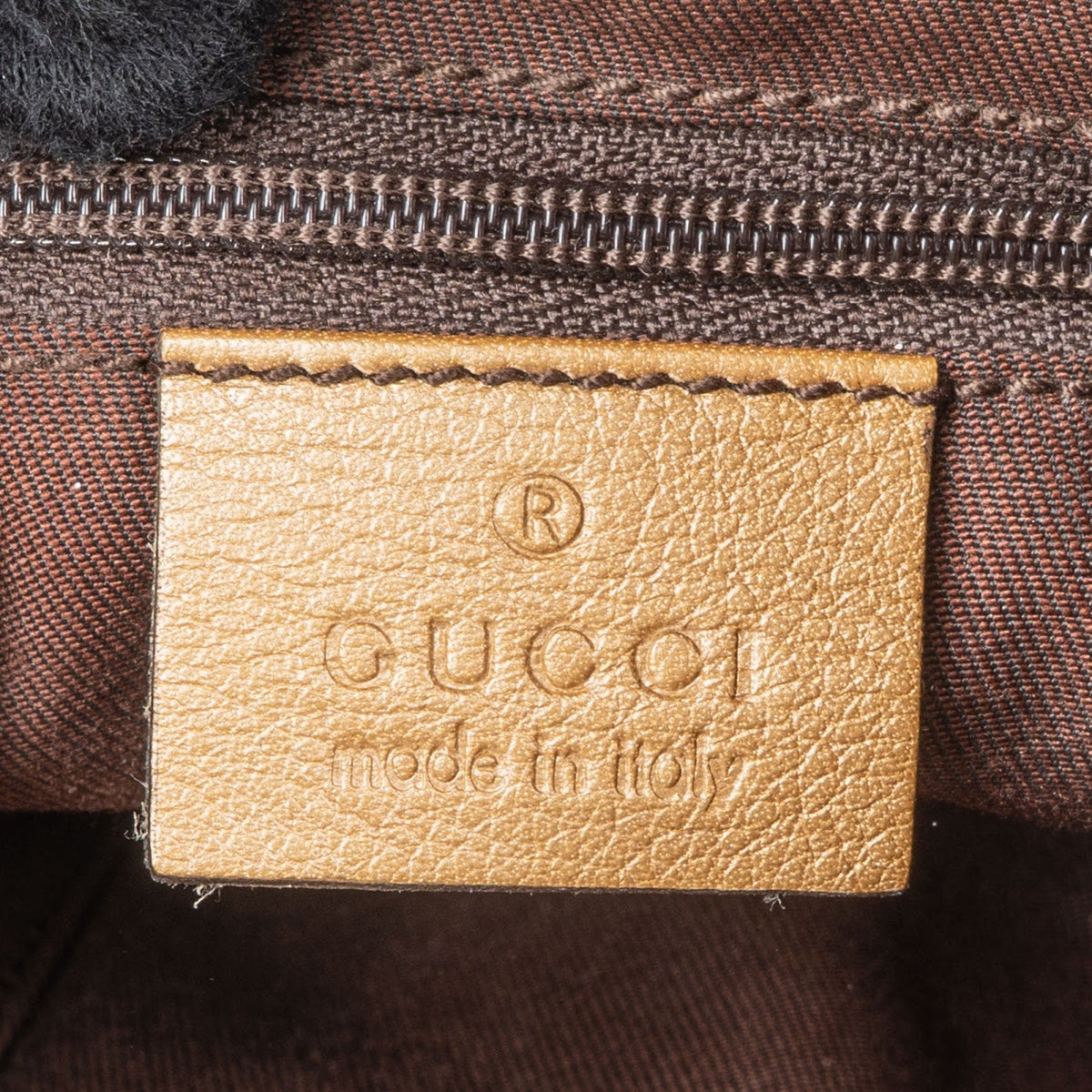 Gucci Monogram GG Coated Metallic Canvas Abbey D-Ring Shoulder Bag