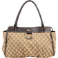 Gucci Monogram GG Canvas Abbey D-Ring Satchel Handbag