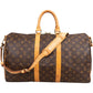 Louis Vuitton Monogram Canvas Keepall 45 Bandoulière Travel Bag