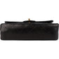 Chanel Quilted Lambskin 24K Gold Small Double Flap Shoulder Bag