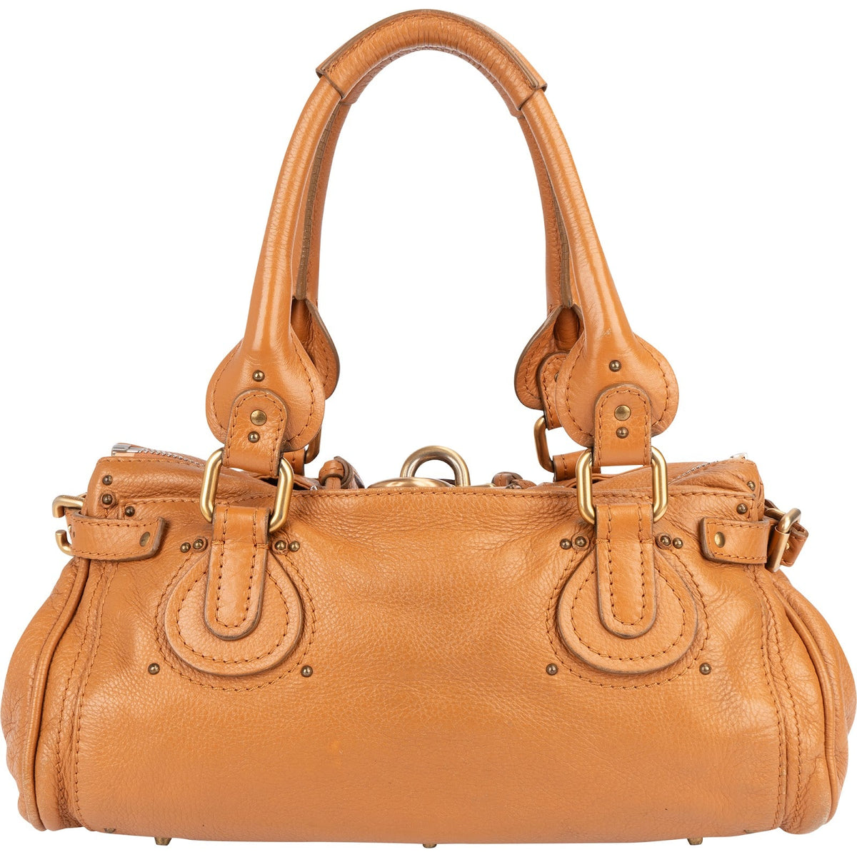 Chloé Brown Leather Paddington Handbag