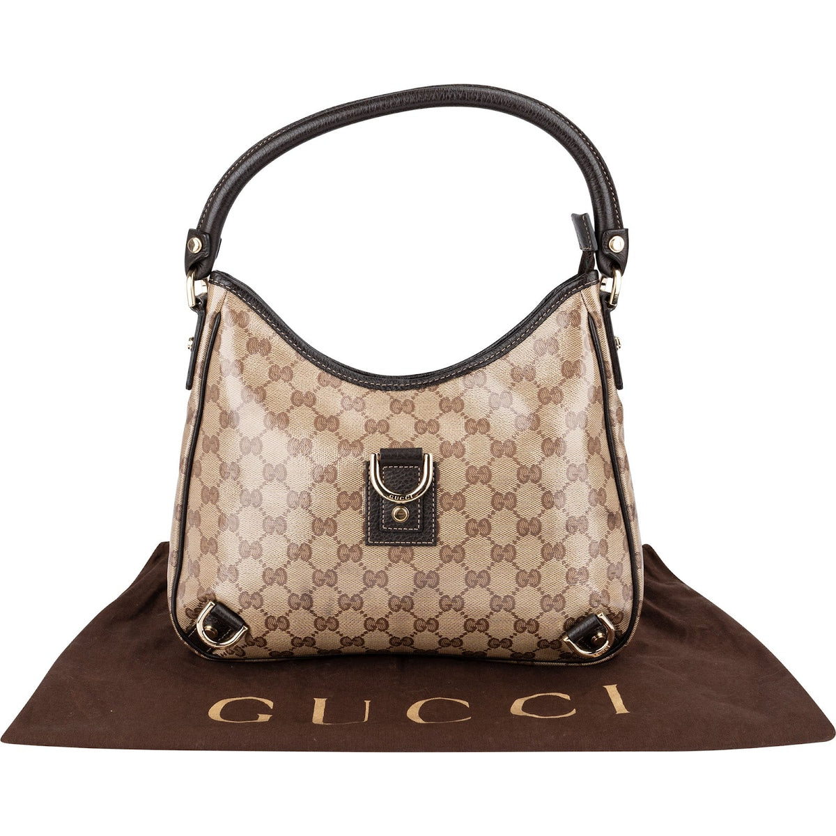 Gucci Monogram GG Coated Canvas Abbey D-Ring Shoulder Bag