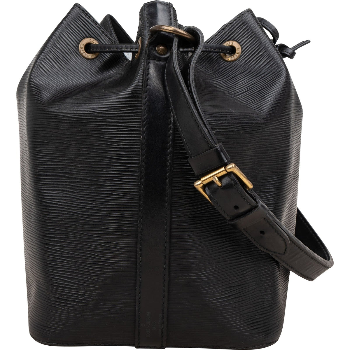 Louis Vuitton Noir Epi Leather Sac Noé Petit Shoulder Bag