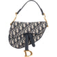 Christian Dior Oblique Trotter Monogram Canvas Mini Saddle Shoulder Bag