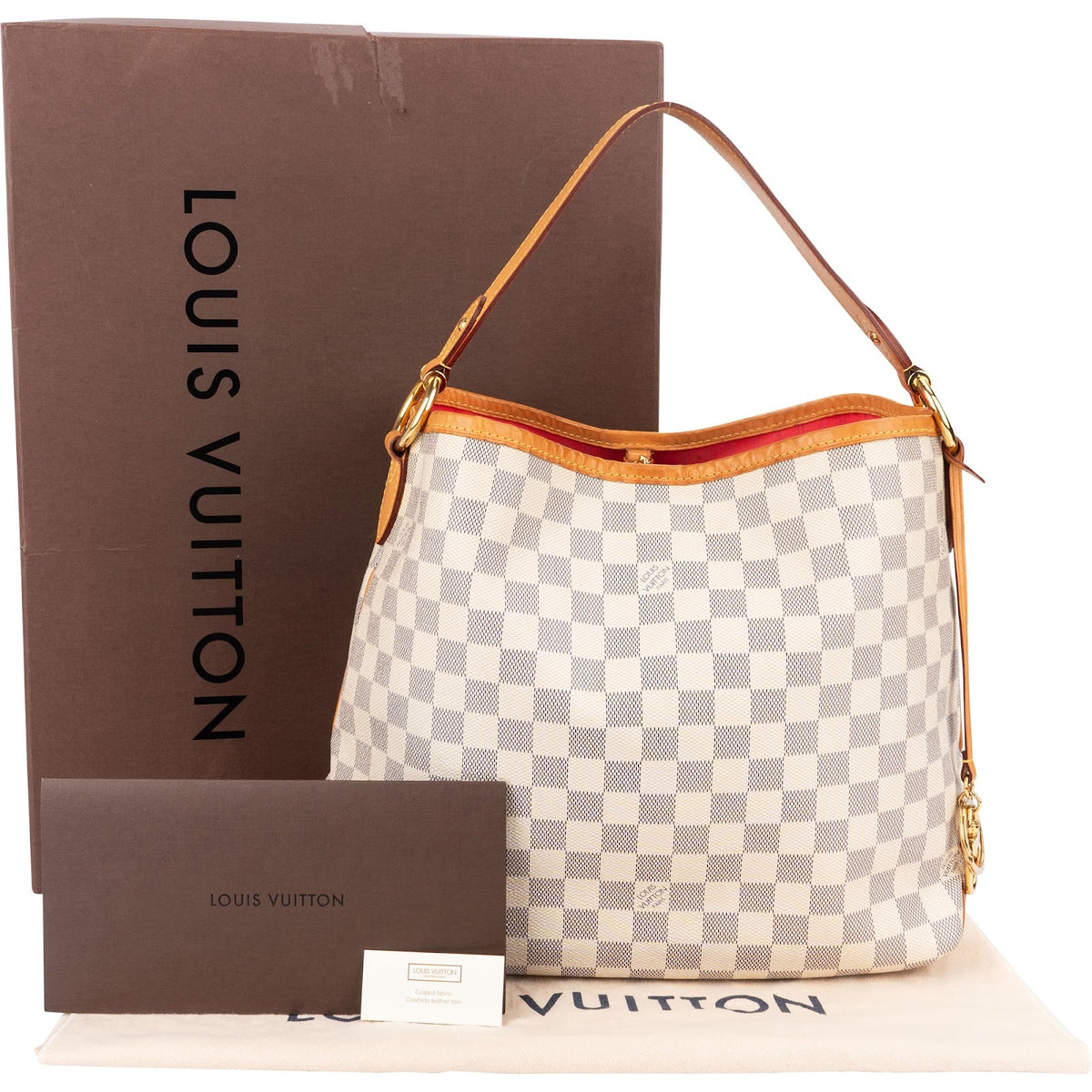 Louis Vuitton Delightful PM NM aus Damier Azur Canvas – Ansicht 2