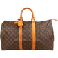Louis Vuitton Monogram Canvas Keepall 45 Travel Bag