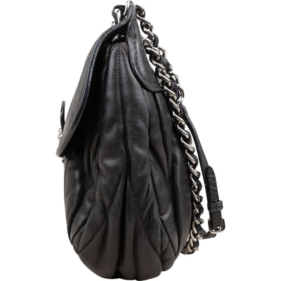 Miu Miu Matelassé Leather Hobo Crossbody Bag