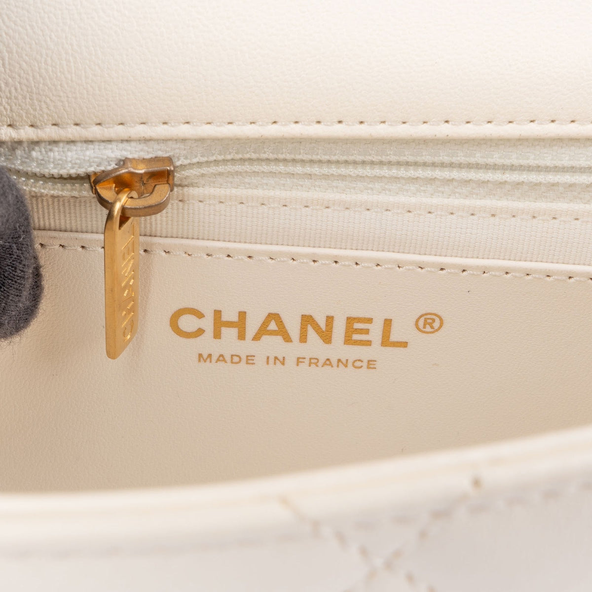 Chanel Quilted Lambskin Mini Rectangular Pearl Single Flap Crossbody Bag