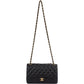 Chanel Quilted Caviar Leather Jumbo Double Flap Shoulder Bag