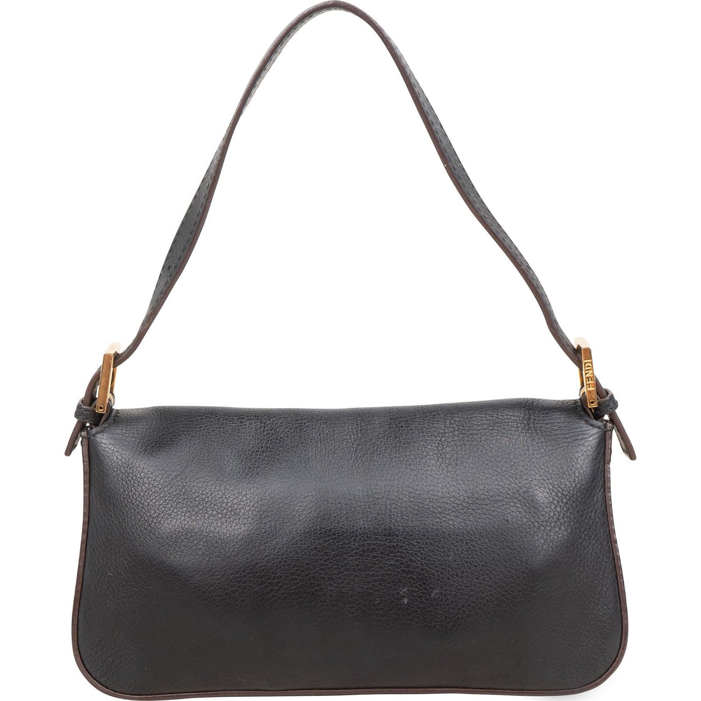 Fendi Vitello Leather Baguette Shoulder Bag