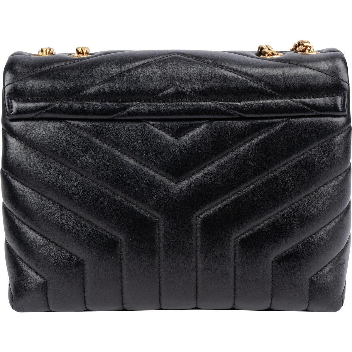Saint Laurent Small Loulou aus gestepptem Kalbsleder – Ansicht 4
