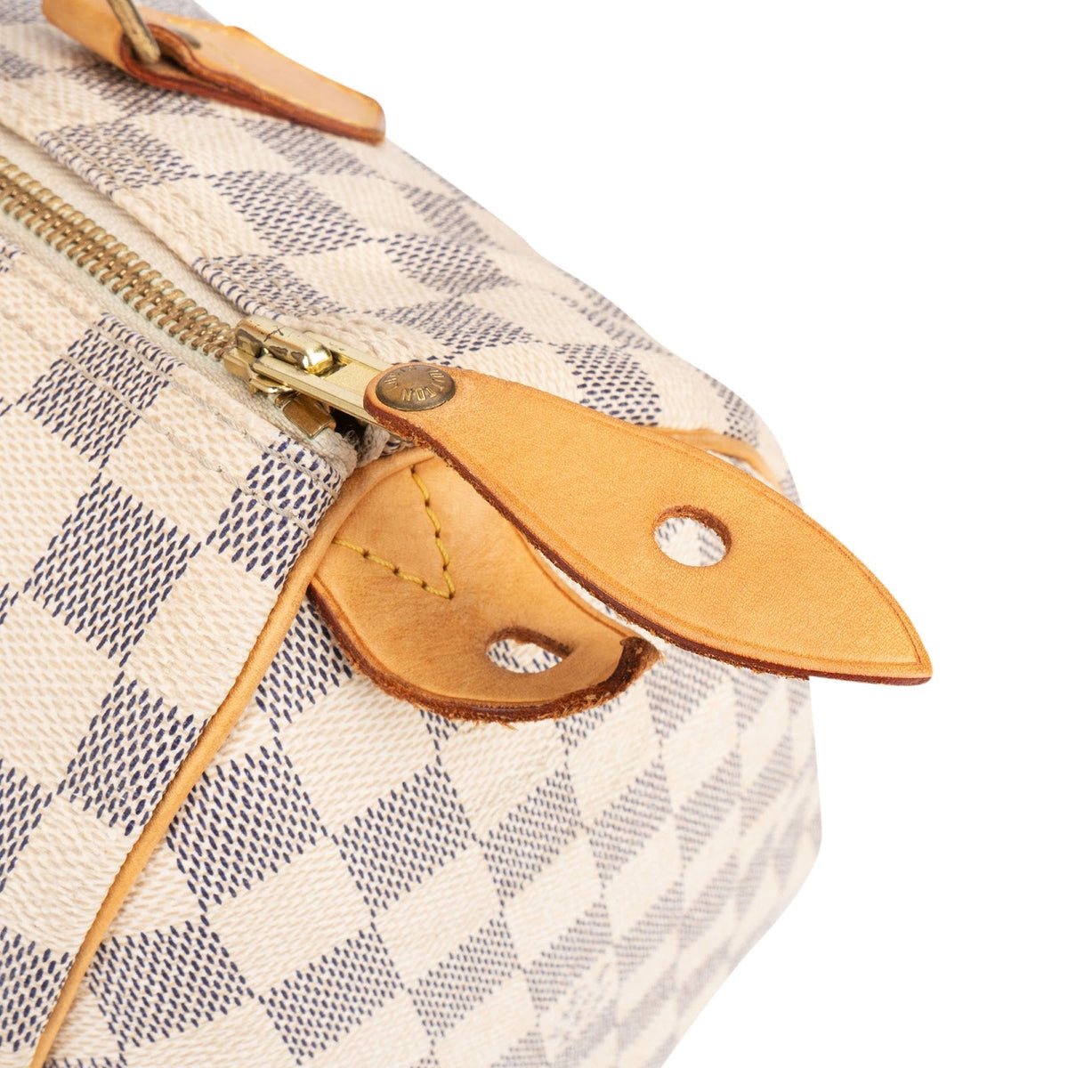 Louis Vuitton Monogram Damier Azur Speedy 30 Handbag