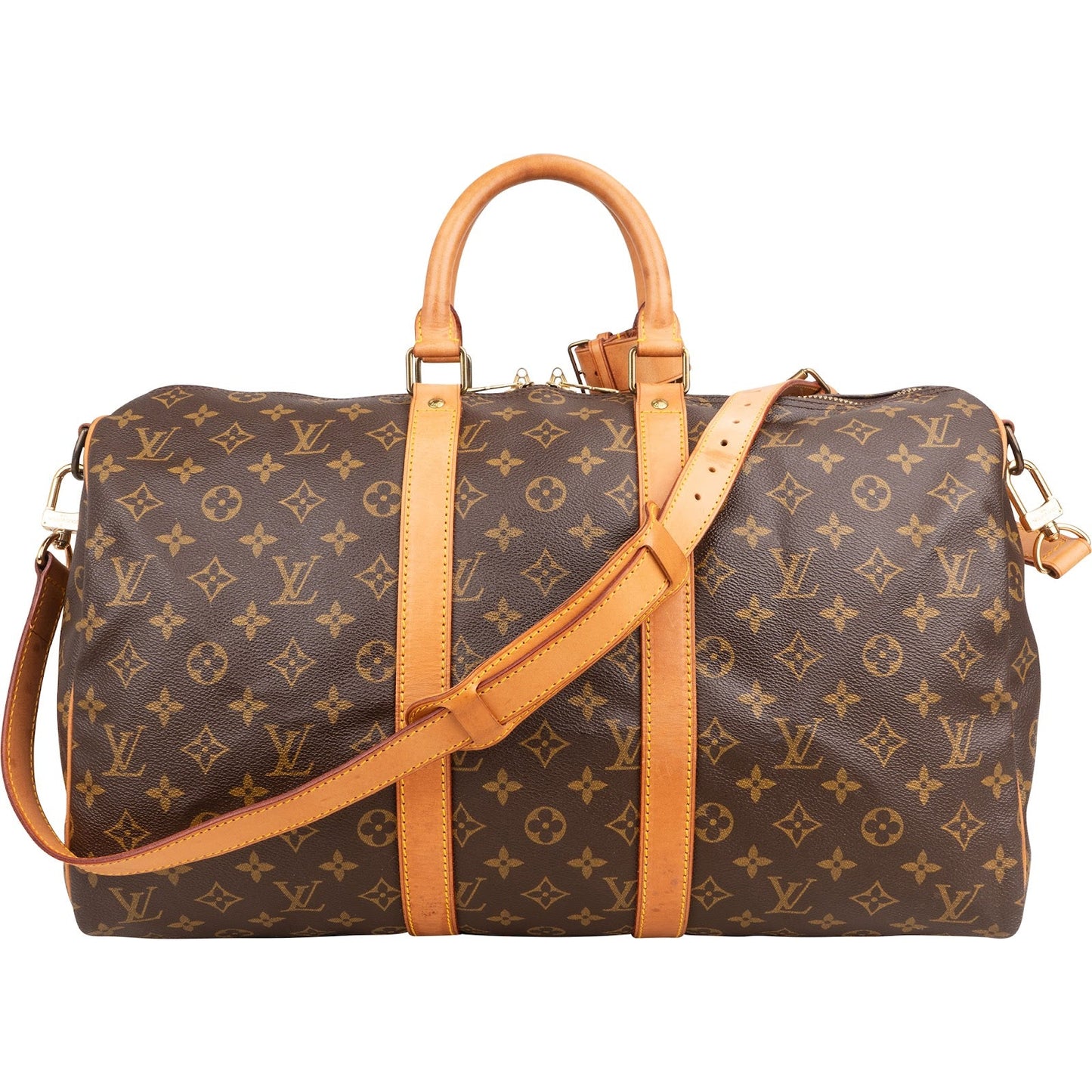Louis Vuitton Monogram Canvas Keepall 45 Bandoulière Travel Bag