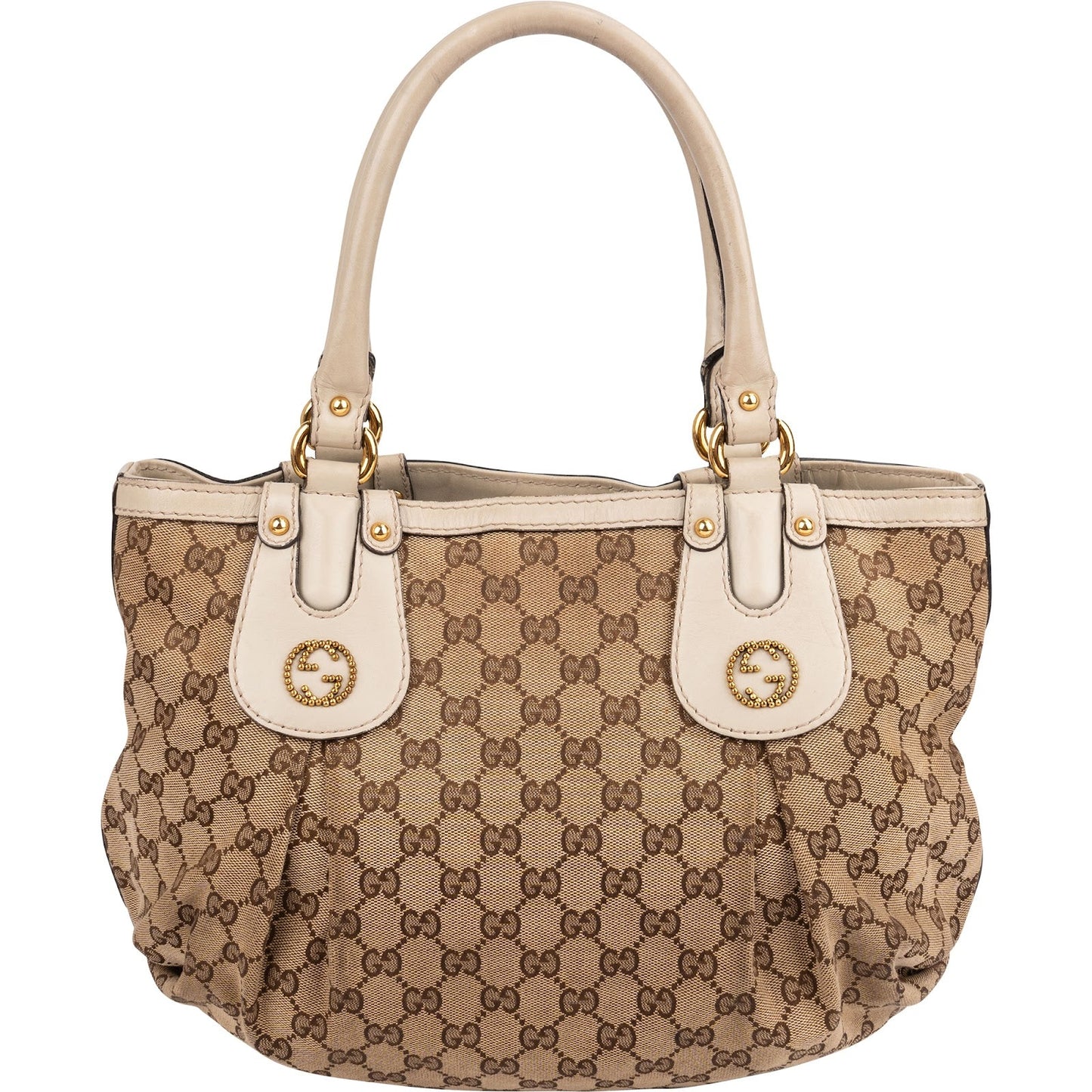 Gucci Monogram GG Canvas Tote Handbag
