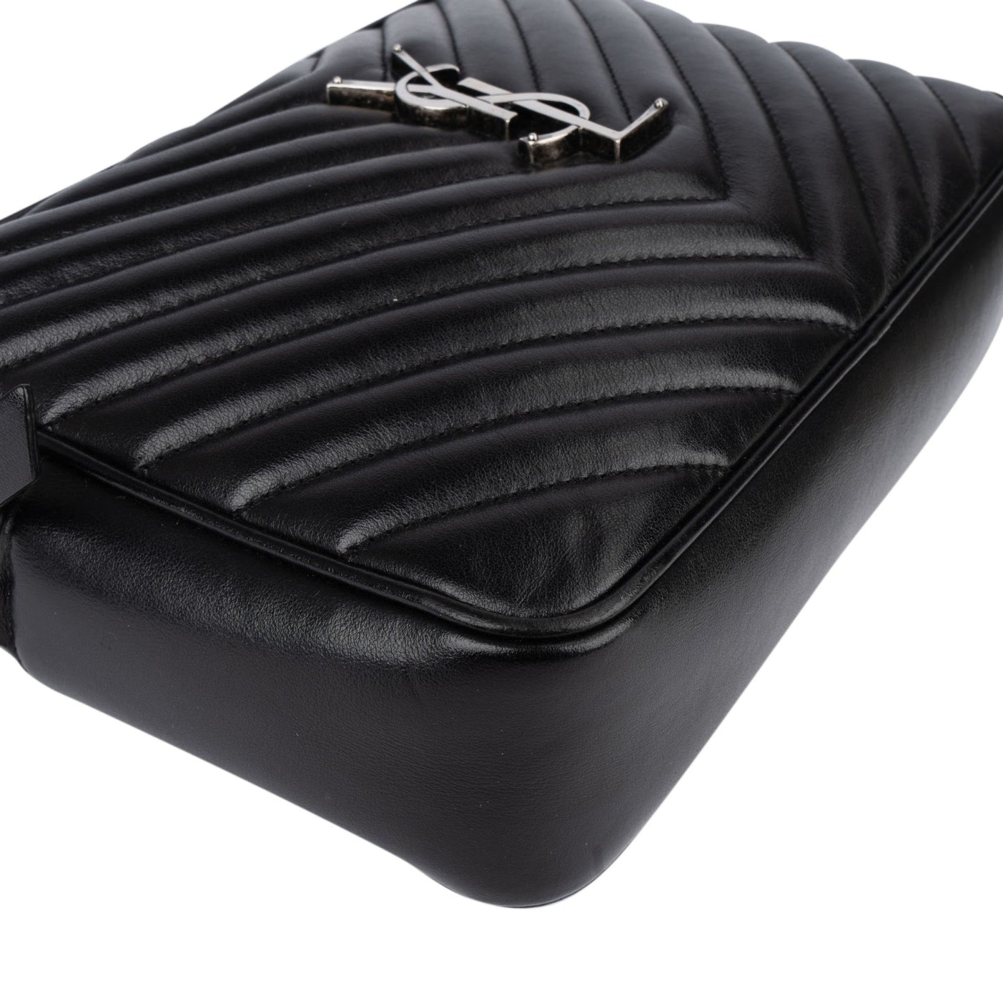 Saint Laurent Quilted Leather Lou Camera Crossbody Bag