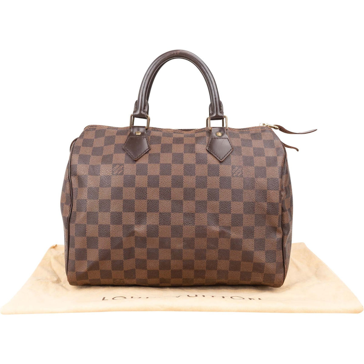 Louis Vuitton Speedy 30 aus Damier Ebene Canvas – Ansicht 2