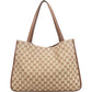 Gucci Monogram GG Supreme Canvas Horsebit Tote Shoulder Bag