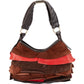 Yves Saint Laurent Suede Leather Nadja Ruffle Shoulder Bag